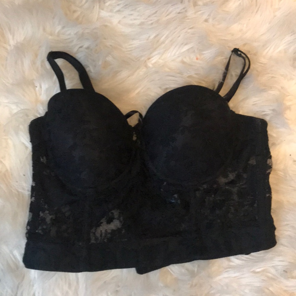 Lace crop top